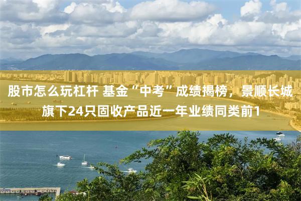 股市怎么玩杠杆 基金“中考”成绩揭榜，景顺长城旗下24只固收产品近一年业绩同类前1